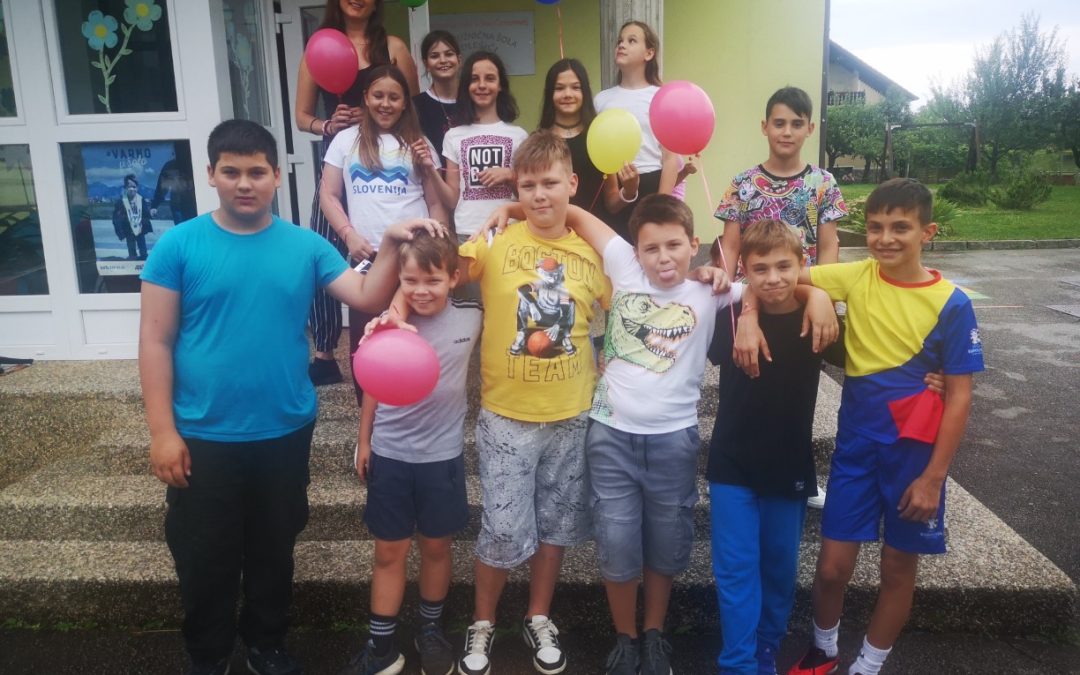 Zaključek šolskega leta na Podružnični šoli Adlešiči in poslovitev od petošolcev