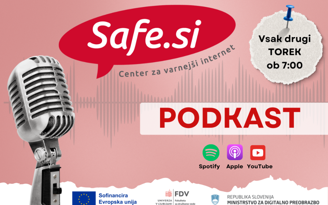 NOVO! Podkast Safe.si za starše 